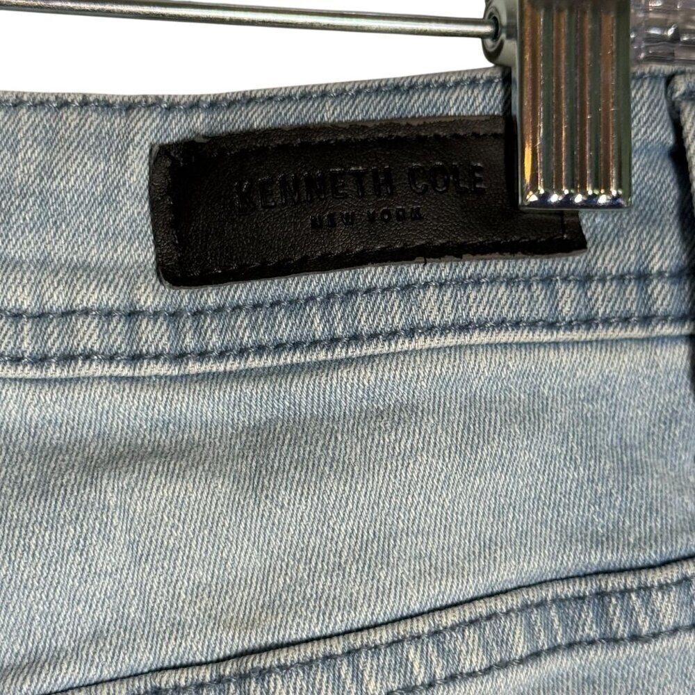 Kenneth Cole Mens Light Wash Denim Jeans Size 32 Straight Leg - Picture 8 of 11
